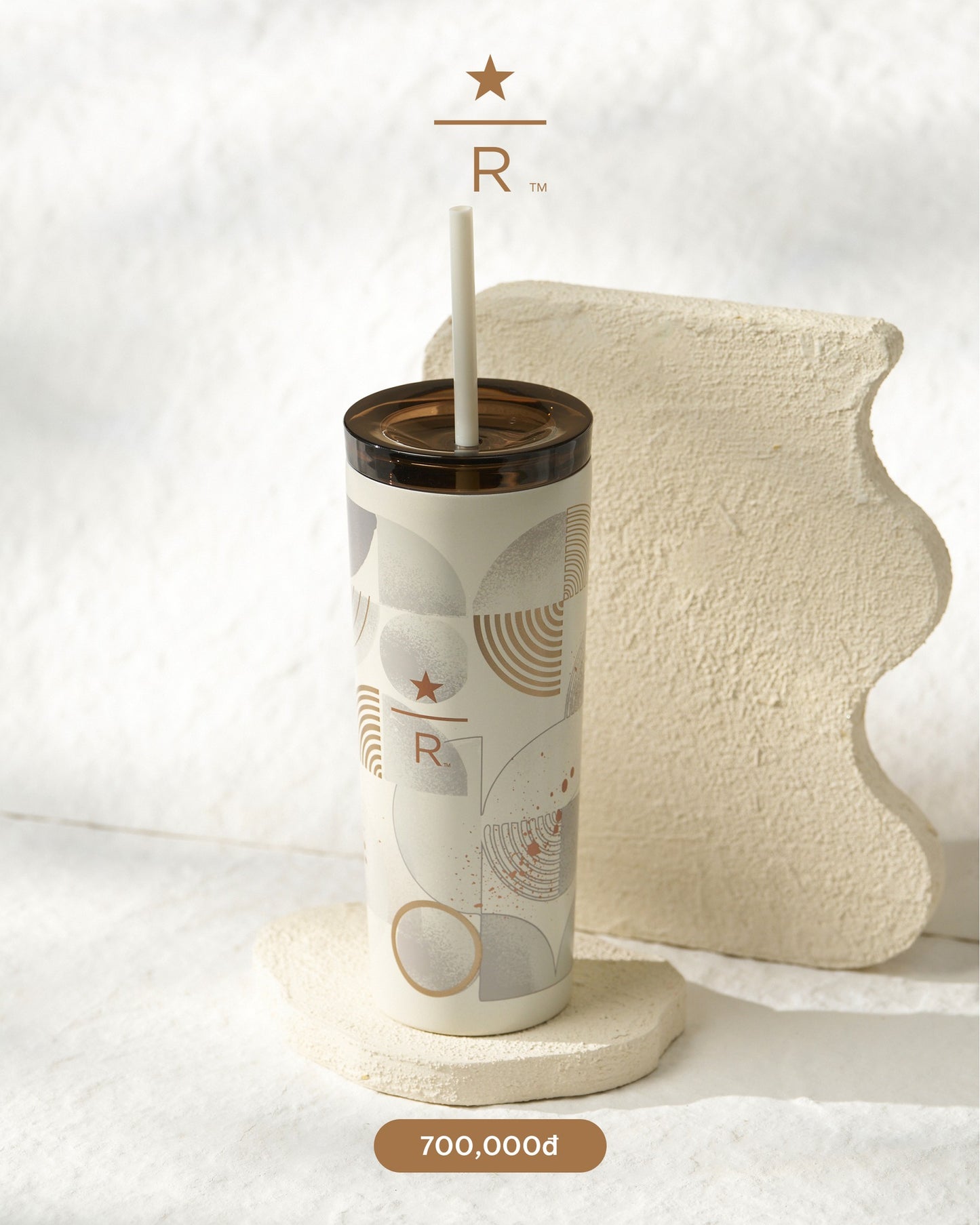 Starbucks R Vietnam SS Tumbler with straw 16oz