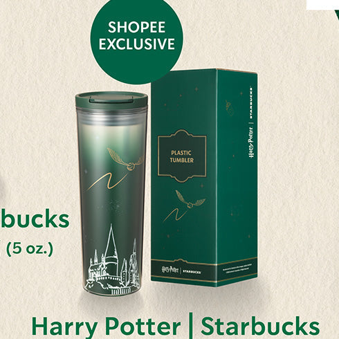 Starbucks x Harry Potter Green Cold Plastic Cup 16oz