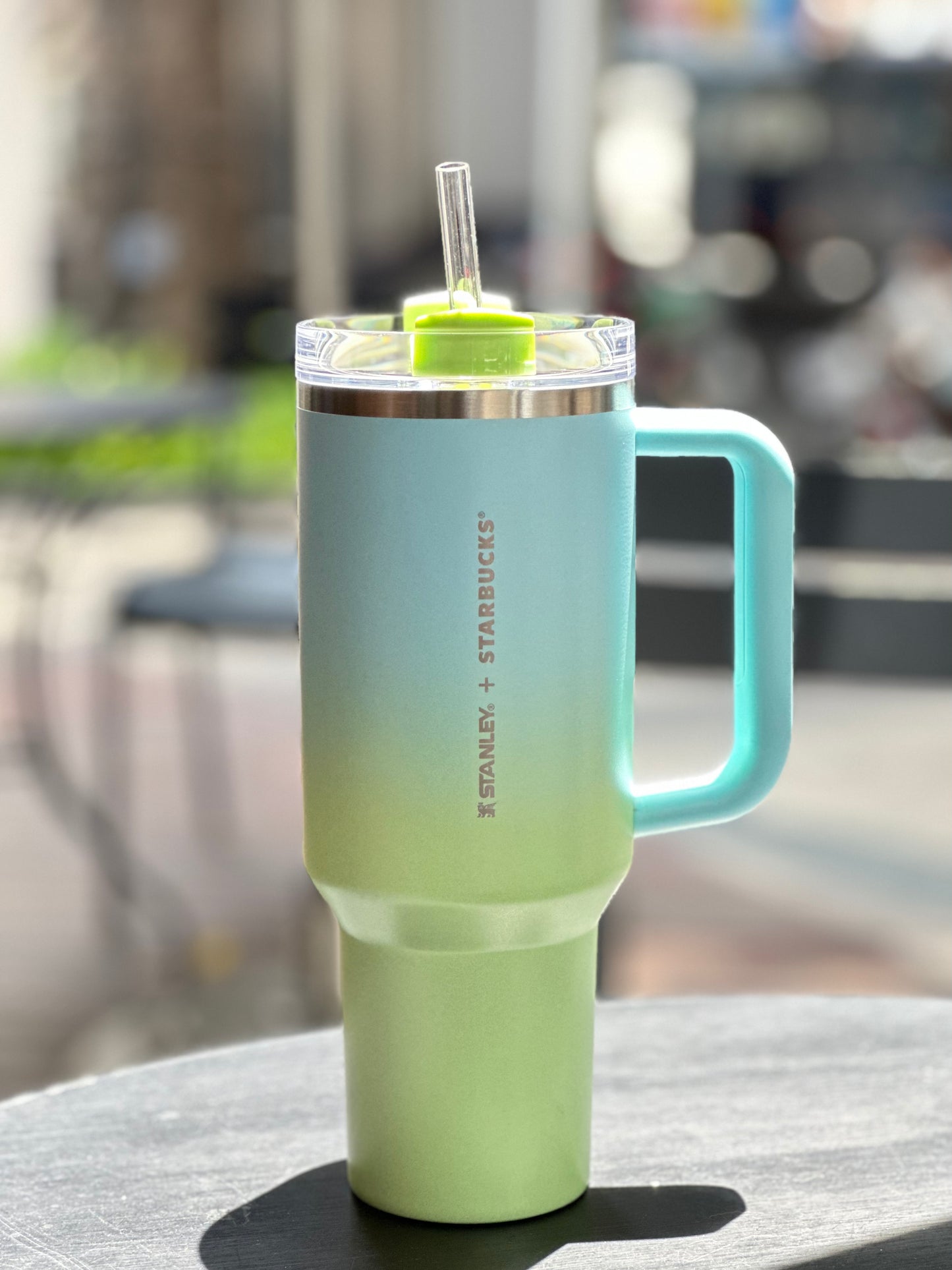 Starbucks x Stanley Blue nd Green Thailand 40oz