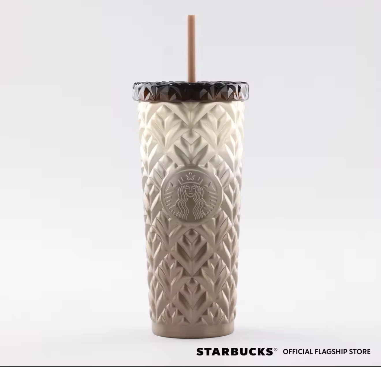 Starbucks Dion Brown nd White Philippines 16oz