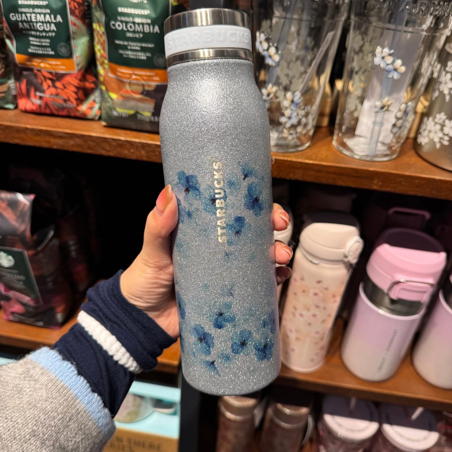 Starbucks SS Tumbler Sakura Blossom Japan 16oz