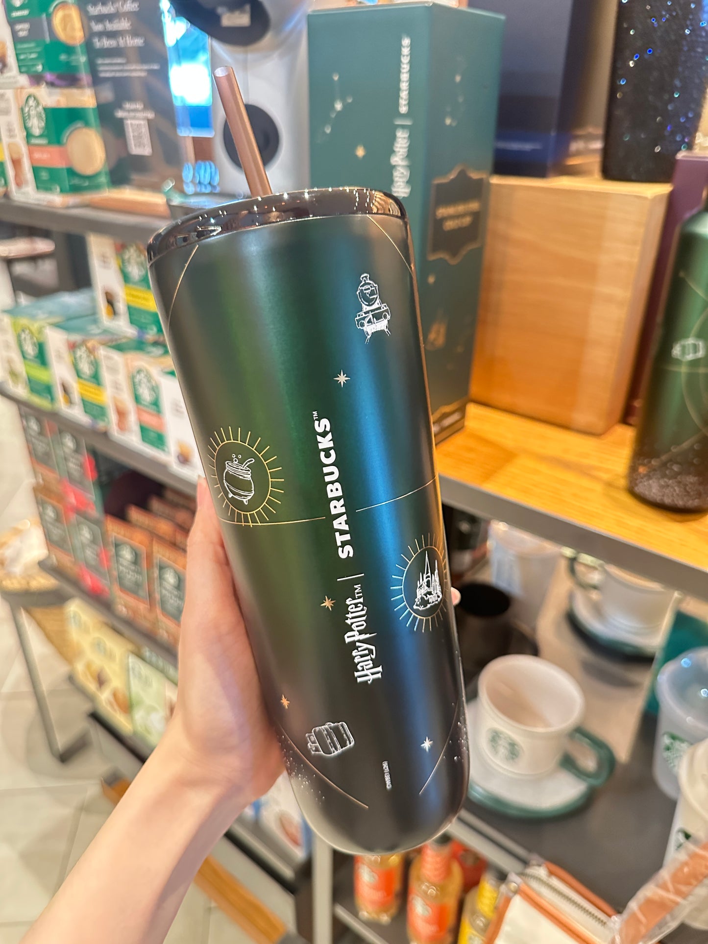 Starbucks x Harry Potter Green SS Cold Cup 24oz