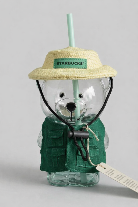 Starbucks Bearista Glass Cup Thailand Collection