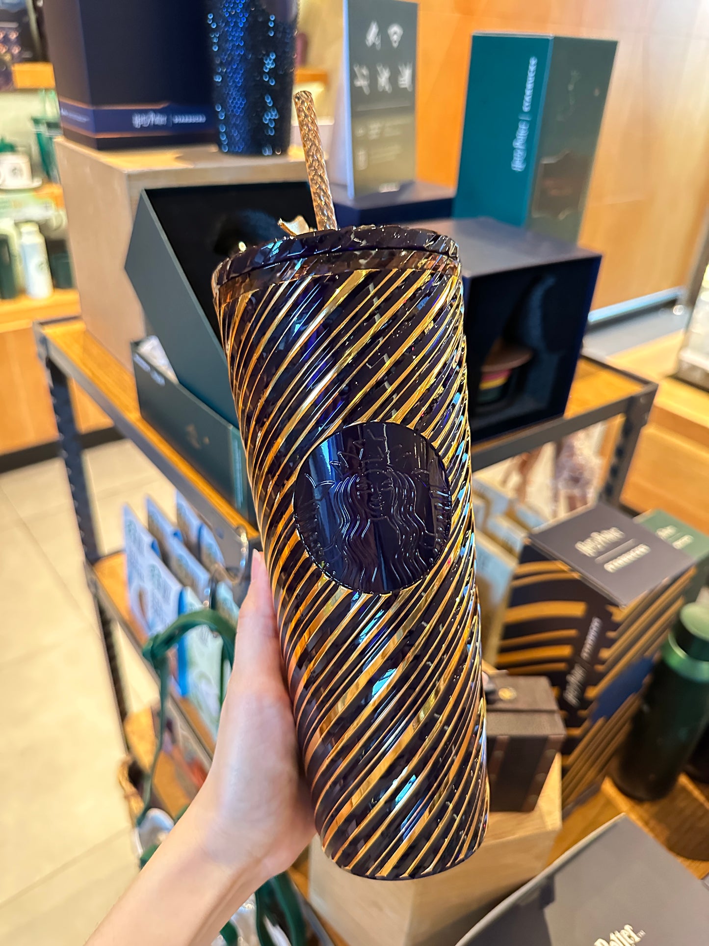 Starbucks x Harry Potter Swirl Plastic CC 24oz