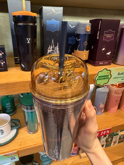 Starbucks x Harry Potter Navy Dome Plastic Cold Cup 16oz