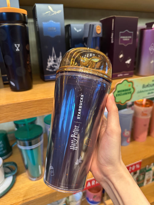 Starbucks x Harry Potter Navy Dome Plastic Cold Cup 16oz