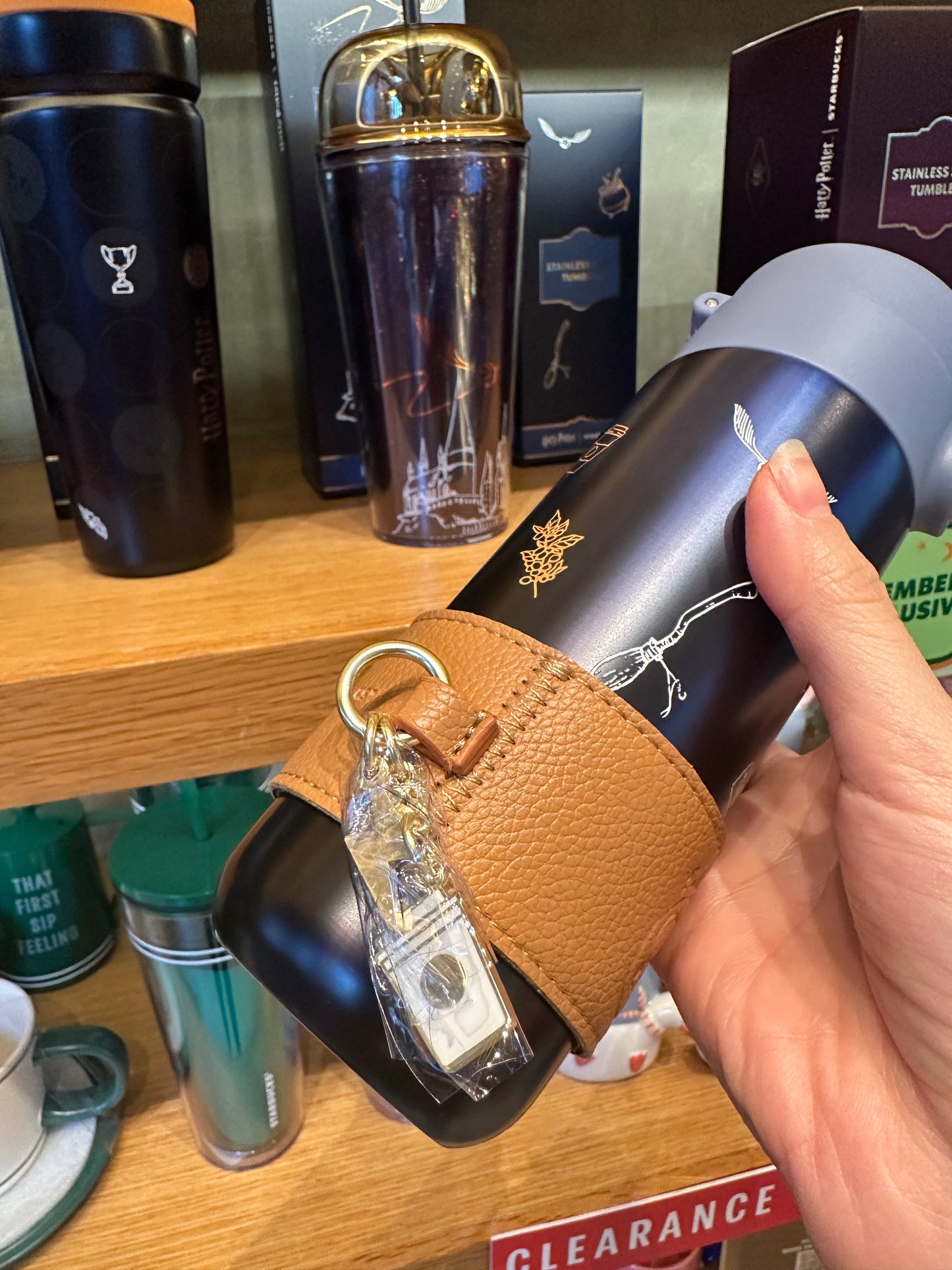 Starbucks x Harry Potter Navy SS Tumbler with Sleeve 12.9oz