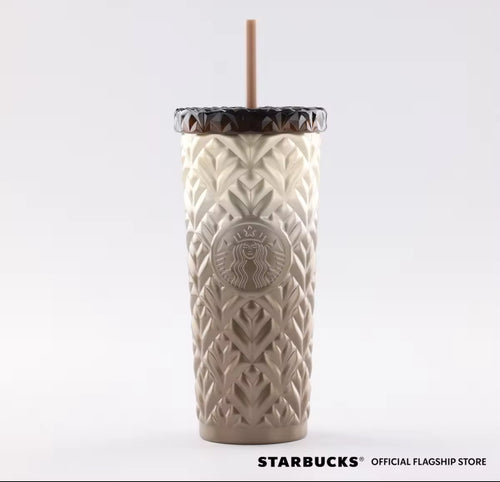 Starbucks Dion Brown nd White Philippines 16oz