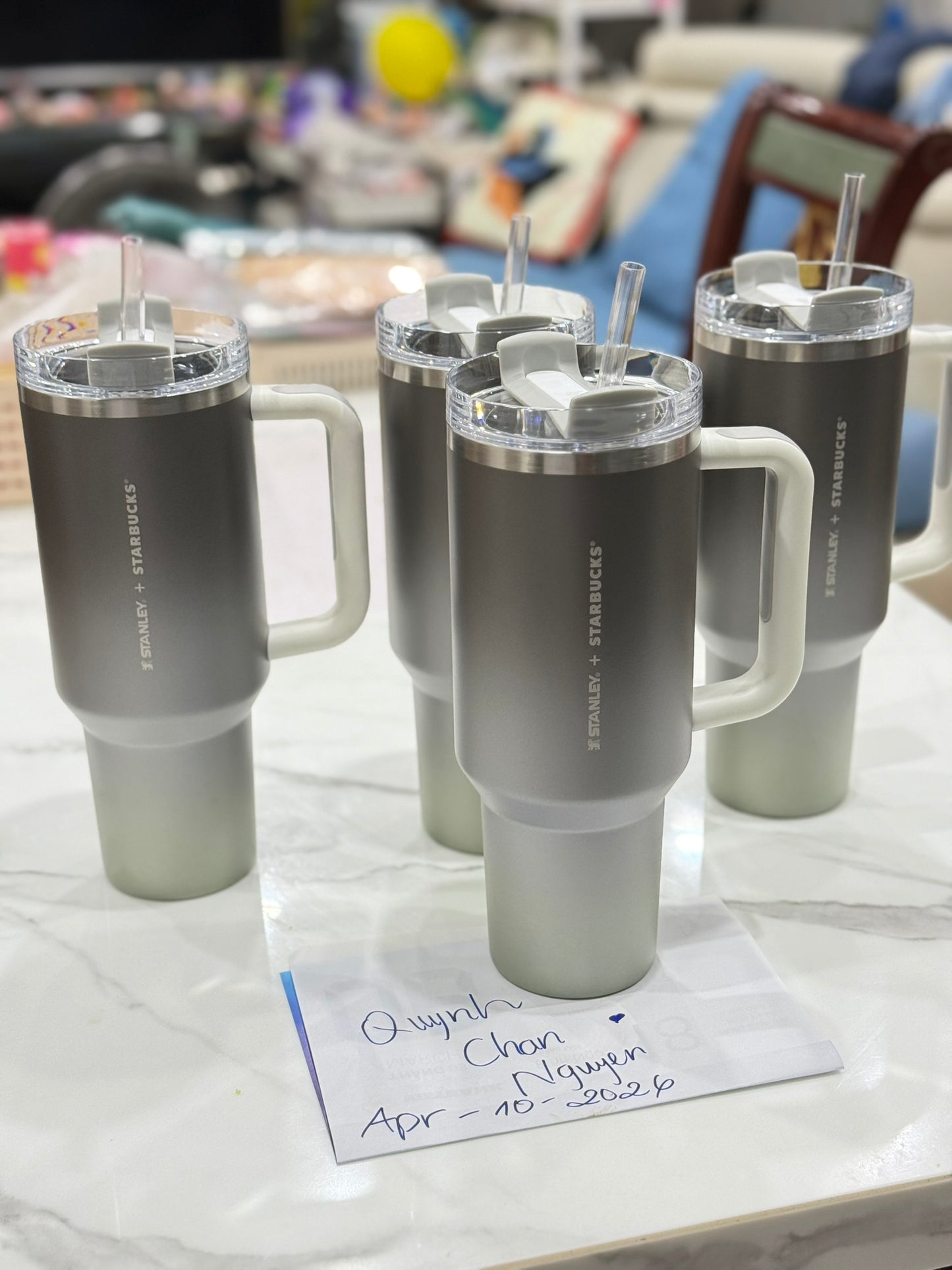Starbucks x Stanley Silver Chrome Thailand 40oz