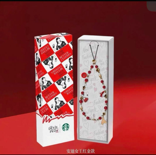 Starbucks x The Devil Wears Prada Red Phone Cham