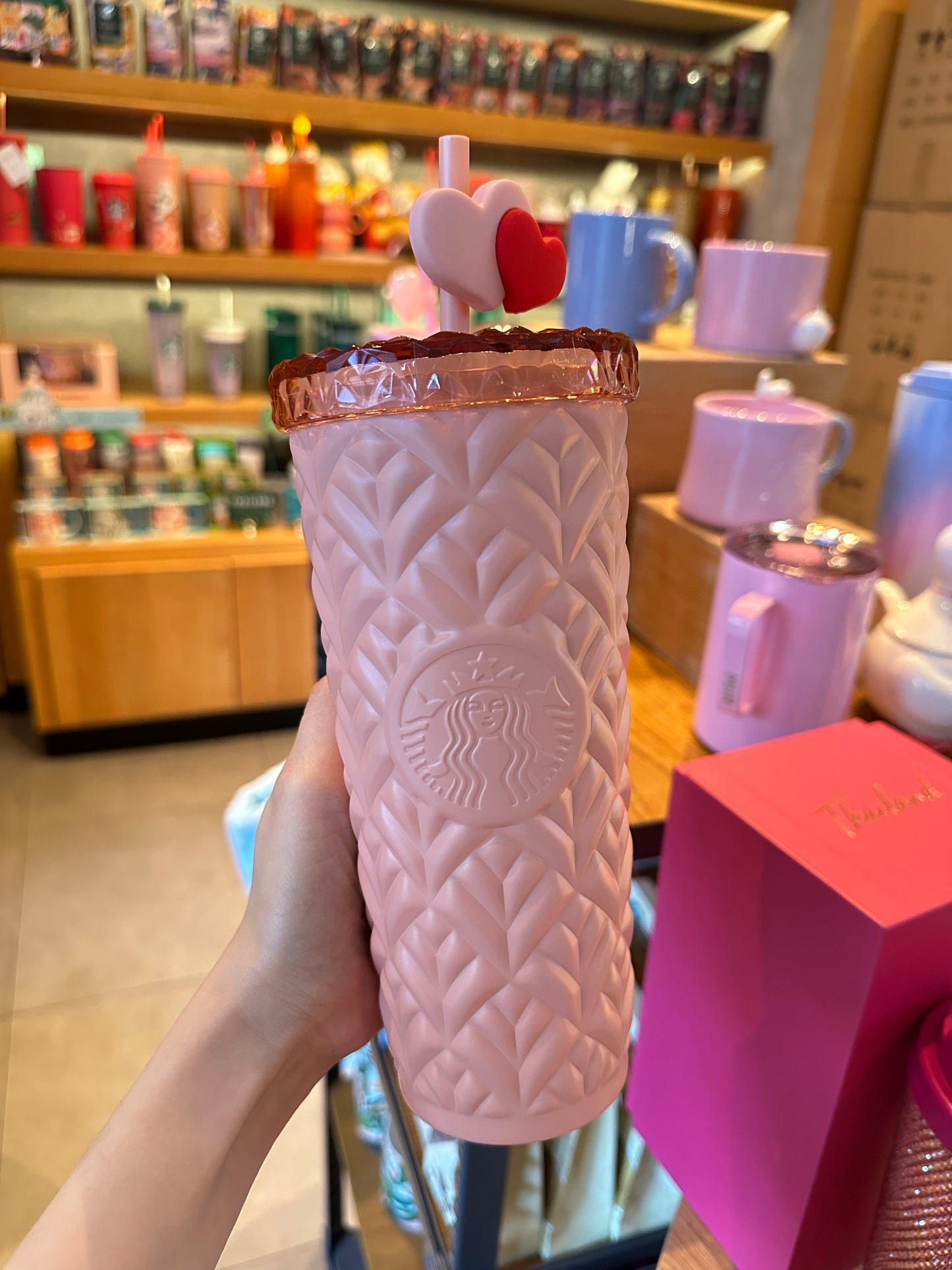 Starbucks Dion Pink Valentine Collection Thailand 16oz