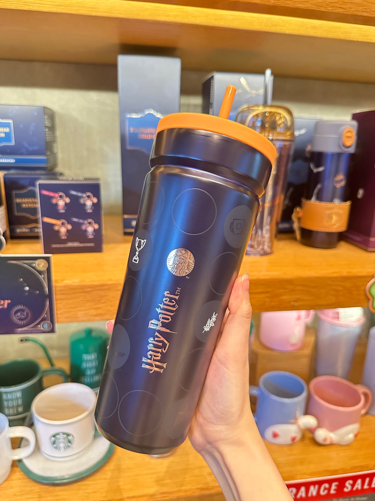 Starbucks x Harry Potter Navy SS Cold Cup 23.5oz