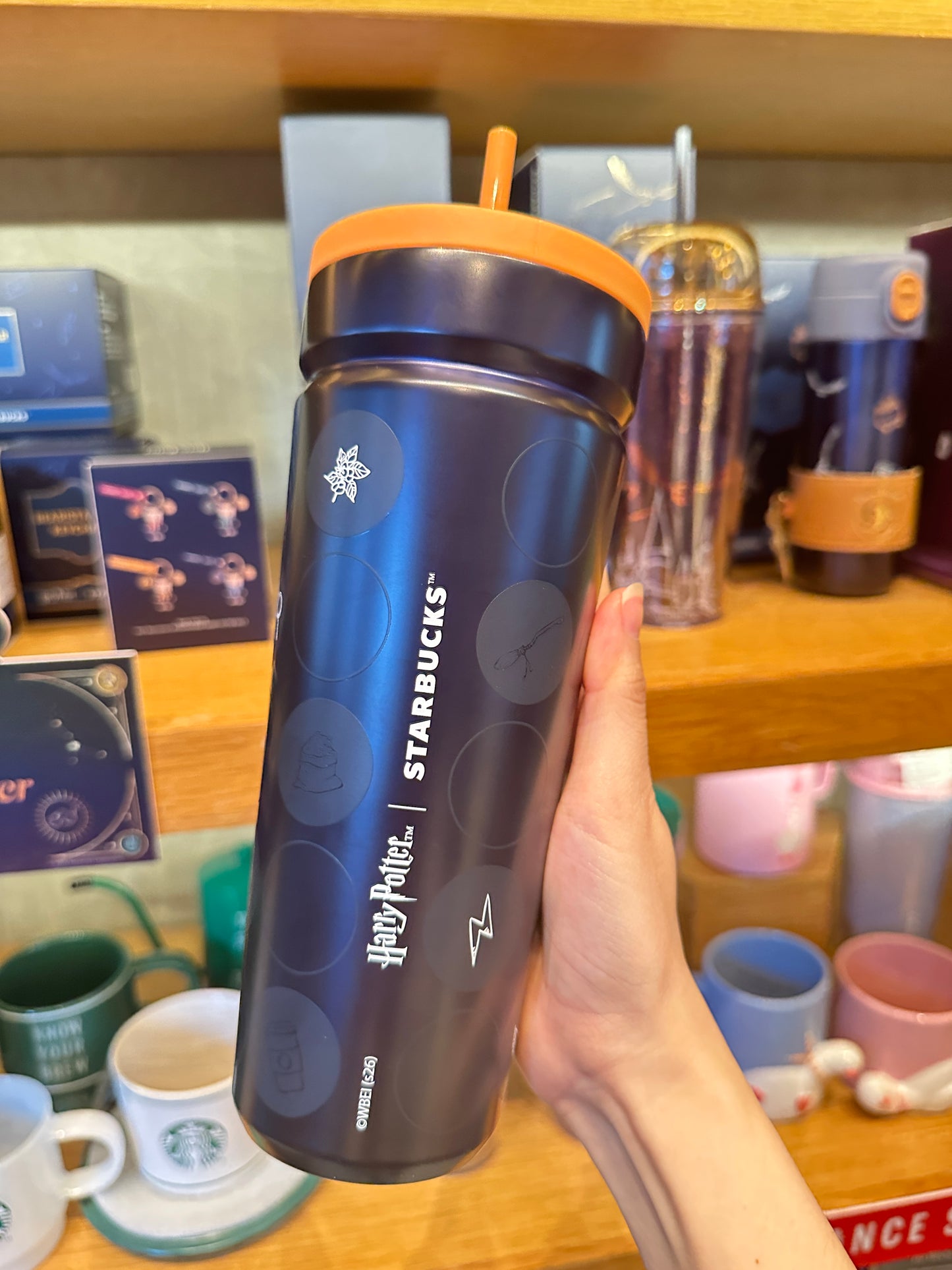 Starbucks x Harry Potter Navy SS Cold Cup 23.5oz
