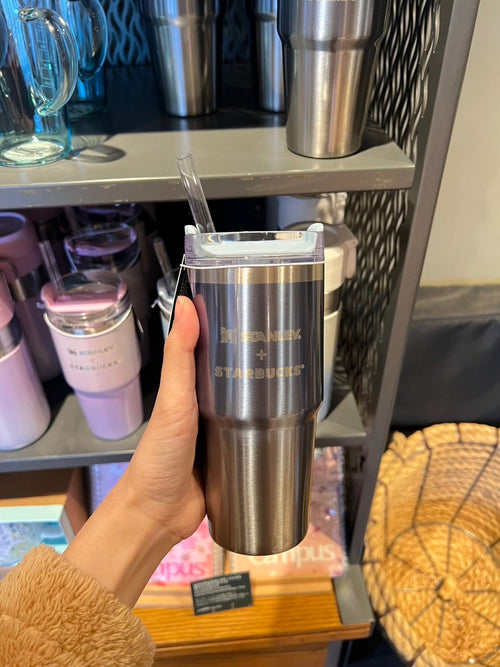 Stabucks x Stanley Blue Metalic Japan 20oz