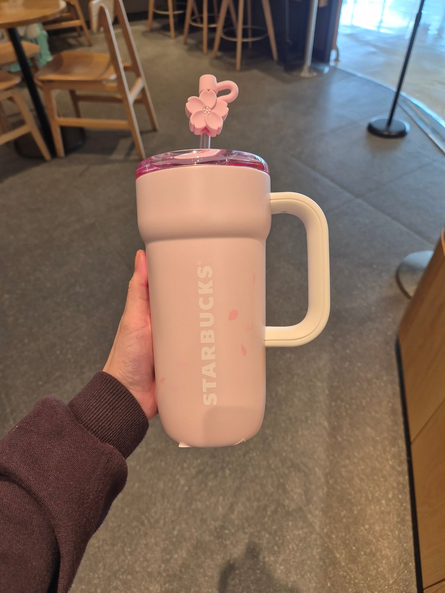 Starbucks SS Tumbler with Bow Sakura Blossom 2026 Korea
