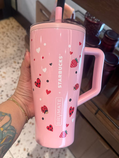 Starbucks x Brumate Lady Pink Bug Philippines 30oz
