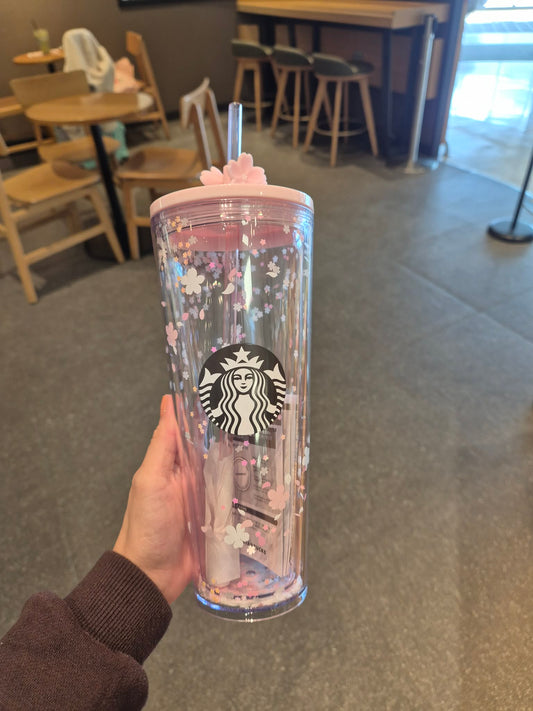 Starbucks CC Tumbler Sakura Blossom 2026 Korea 24oz